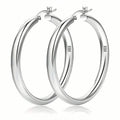 Elegant Daily Wear Round Circle Hoop Earrings by DailySale