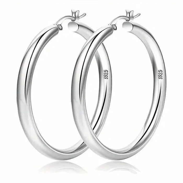 Elegant Daily Wear Round Circle Hoop Earrings by DailySale