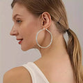 Elegant Daily Wear Round Circle Hoop Earrings by DailySale