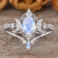 Elegant Moon Crown Ring by DailySale