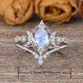 Elegant Moon Crown Ring by DailySale