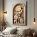 Elephant Harmony Wall Art by Tailored Canvases