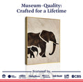 Elephant Heritage Wall Art by Tailored Canvases
