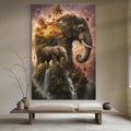 Elephant Jungle Majesty Wall Art by Tailored Canvases