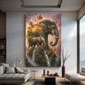 Elephant Jungle Majesty Wall Art by Tailored Canvases