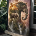 Elephant Jungle Majesty Wall Art by Tailored Canvases