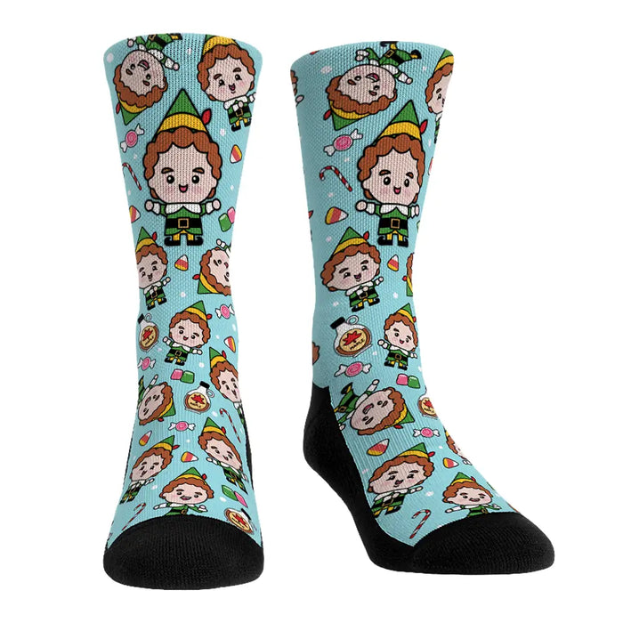 Elf - Buddy Chibi All-Over by Rock 'Em Socks