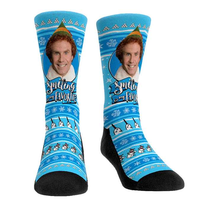 Elf - Smiling Is My Favorite by Rock 'Em Socks