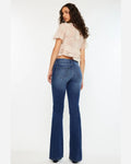 Eliza High Rise Slit Bootcut Jeans by Boutique 23