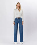 Elle Tummy Control 90's High Rise Wide Leg Jean by Boutique 23