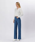 Elle Tummy Control 90's High Rise Wide Leg Jean by Boutique 23