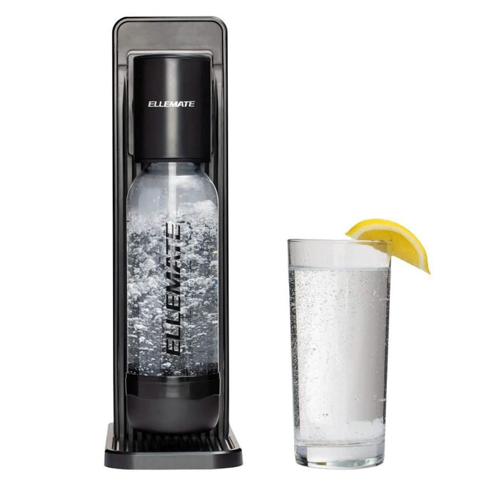 Ellemate Classic Carbonated Drink Maker, Seltzer Water with One-Push Fizz Technology, Cordless Carbonation for Bubbly Water by DailySale