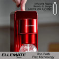 Ellemate Classic Carbonated Drink Maker, Seltzer Water with One-Push Fizz Technology, Cordless Carbonation for Bubbly Water by DailySale