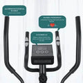Elliptical Machine Home LCD Exercise Elliptical Trainers by DailySale