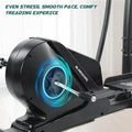 Elliptical Machine Home LCD Exercise Elliptical Trainers by DailySale