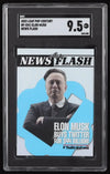 Elon Musk 2022 Leaf Pop Century News Flash "ELON MUSK BUYS TWITTER" #NFEM1 (SGC 9.5)