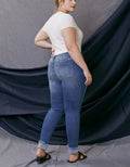 Elvis Curvy High Rise Ankle Skinny Jeans - Medium by Boutique 23