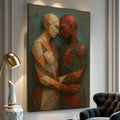 Embrace of Geometry Abstract Wall Art III by Tailored Canvases