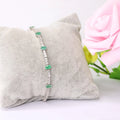Emerald Adjustable Bracelet by Fine Color Jewels