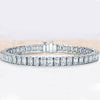 Emerald Cut Tennis Bracelet Made with Swarovski Elements
