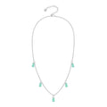 Emerald Layering Necklace by Fine Color Jewels
