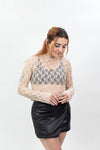 Emory Park Moto Mini Skirt - Black