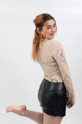 Emory Park Moto Mini Skirt - Black by Swell-O-Phonic