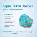 Empath’s Shield - Aqua Terra Jasper Bracelet by Conscious Items