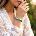 Empire of Her Own – Premium Blue Amazonite Bracelet by Conscious Items