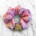Empress Pink Buckle Scrunchie - Lunar New Year Áo Dài - No Snagging, No Tangles by Buckle Scrunchies by RE.STATEMENT