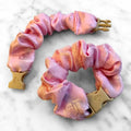 Empress Pink Buckle Scrunchie - Lunar New Year Áo Dài - No Snagging, No Tangles by Buckle Scrunchies by RE.STATEMENT