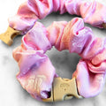 Empress Pink Buckle Scrunchie - Lunar New Year Áo Dài - No Snagging, No Tangles by Buckle Scrunchies by RE.STATEMENT