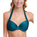 Calvin Klein Pleated Convertible Underwire Bikini Top by Vanessa Jane