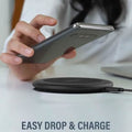Encased Wireless Charging Qi Pad (Fast Charging) Ultra Thin Charger for iPhone and Android Devices by DailySale