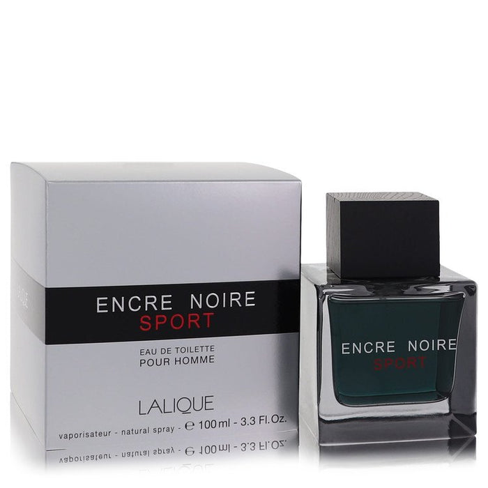 Encre Noire Sport by Lalique Eau De Toilette Spray 3.3 oz for Men by Avera Group