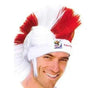 England World Cup Soccer Mohawk Wig – Official FIFA Licensed Retro Fan Gear