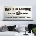 Enjoy the Show Family Cinema Sign by Tailored Canvases