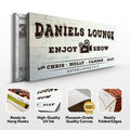 Enjoy the Show Family Cinema Sign by Tailored Canvases