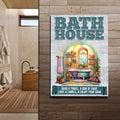 Enjoy Your Soak Bath House Sign by Tailored Canvases