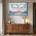 Ephesians 3:20: More Than We Could Ask Or Imagine Faith Sign by Tailored Canvases