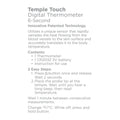 Equate Temple Touch 6-Second Digital Thermometer by DailySale