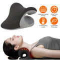 Ergonomic Heated Neck Stretcher Cervical Traction Therapy Pillow with Graphene Heating Pad by DailySale