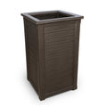 Lakeland 38 in. Espresso Plastic Planter with Liner by Vanessa Jane