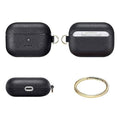 Black Leather Case - Apple AirPods Pro (1st Generation) by Zerodamage Sahara Case LLC