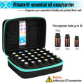 Essential Oils Storage for 30 Bottles Carrying Case+Oil Bottle Opener Cap Labels by DailySale