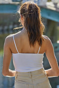 Essential Solid Cami: White by Boutique 23