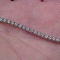 Estate 2.10CTW Natural Diamond Tennis Bracelet 14K White Gold 7" by DailySale