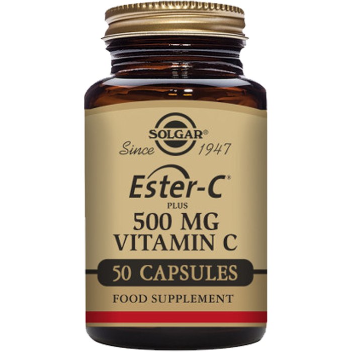 Solgar Ester-C Plus 500 mg Vitamin C 45 Capsules - 5 Oz by Pasteur Pharmacy