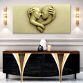 Eternal Love Figure Abstract Wall Art by Tailored Canvases