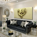 Eternal Love Figure Abstract Wall Art by Tailored Canvases